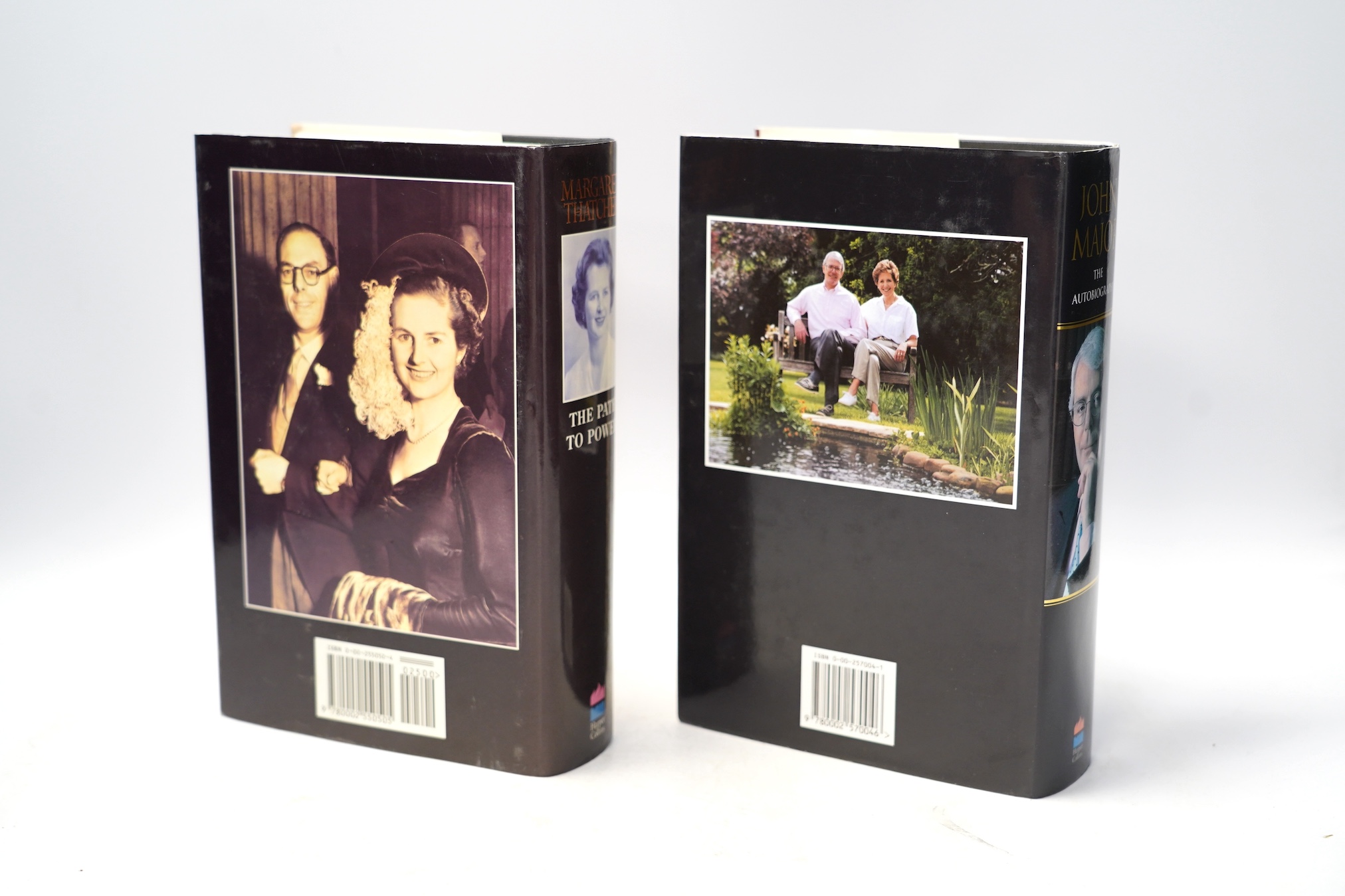 Thatcher , Margaret - The Path to Power. 1st edition (signed by the author on title), num. photo plates; publisher's cloth and d/wrapper,. 1995; Major, John - The Autobiography. 1st edition (short inscription by author o